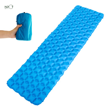 NPOT custom striped ultralight sleeping mat with pillow inflatable air c inflatable sleeping pad mats 3season